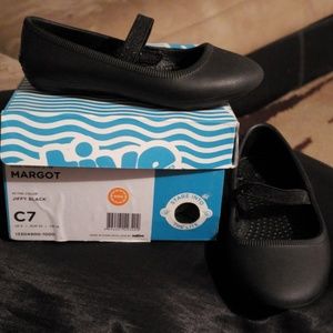 Black Toddler Flats